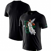 Boston Celtics Kyrie Irving Nike Mezzo Player Performance T-Shirt Black,baseball caps,new era cap wholesale,wholesale hats